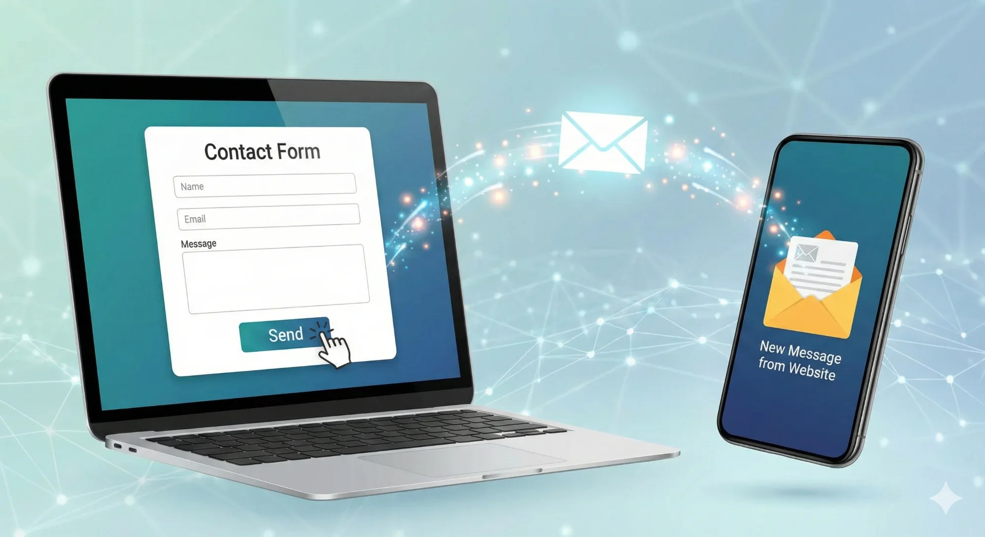 お問い合わせフォーム設置